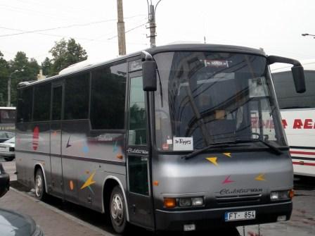 Bus rental in Riga MAN 30 seats