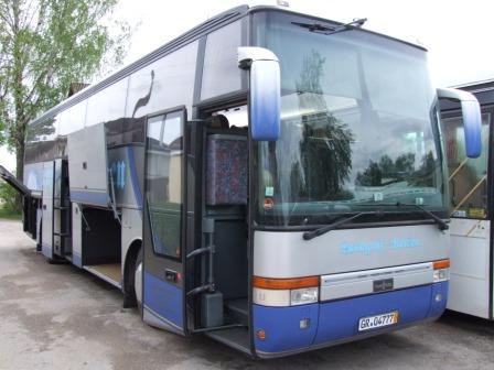 Autobusu noma Van Hool 45 50 sēdvietas vietas